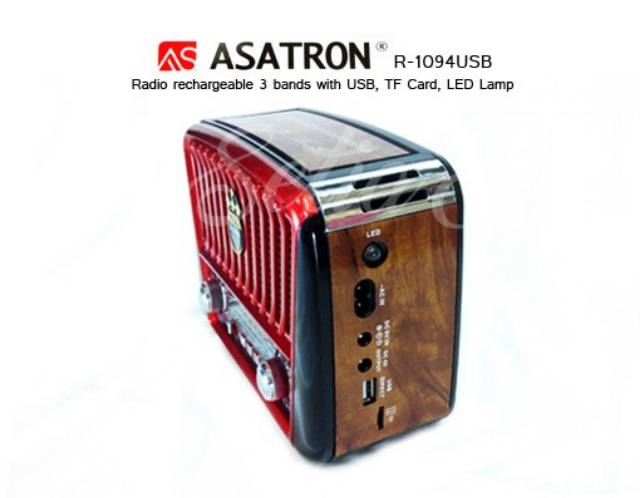 Asatron R-1094 Radio Portable am fm