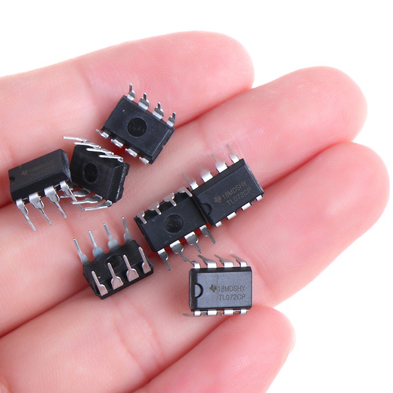 10PCS TL072CP New Original IC Inline DIP-8 Dual Operational Amplifier