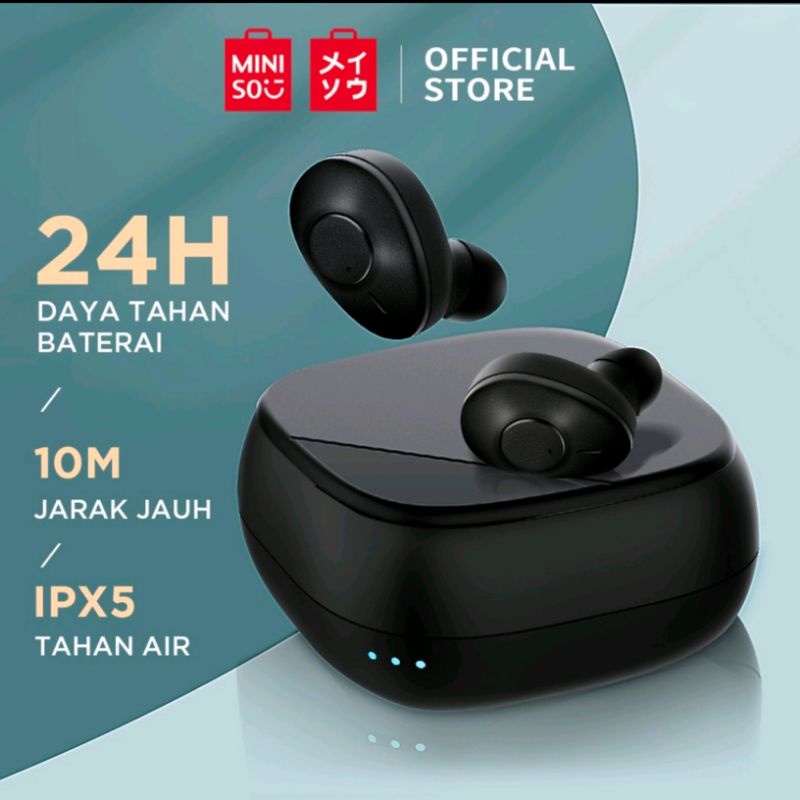 Miniso Bluetooth Headset HD TWS Headphone True Wireless Earphone Noise