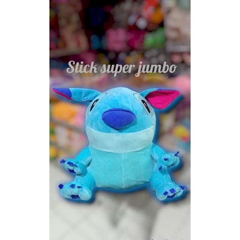 BONEKA STITCH JUMBO EXTRA EXTRA LARGE XXL UKURAN 80 CM LABEL SNI