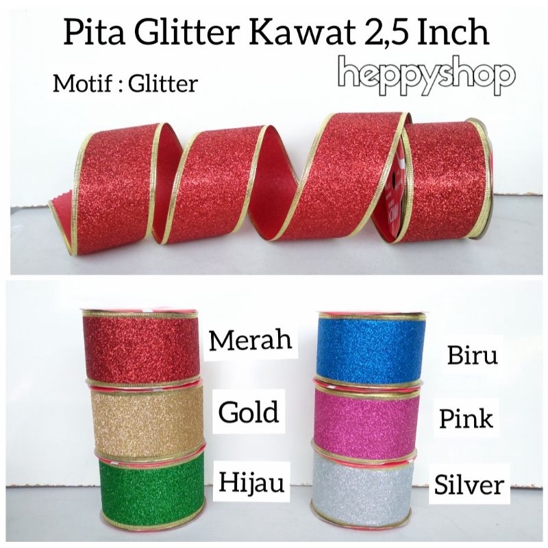 

Pita Gliter 2,5inch (6cm)