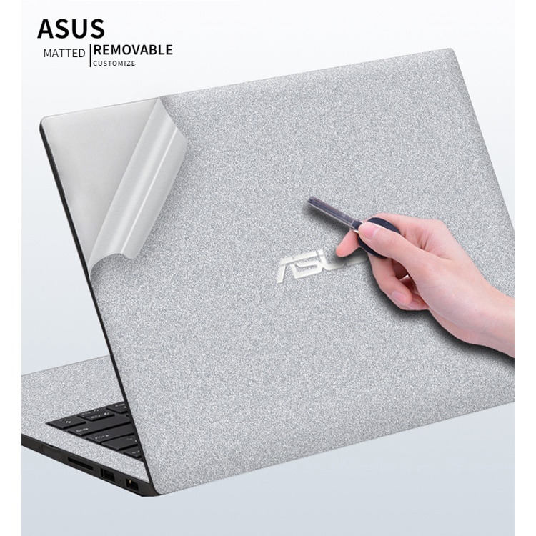 ASUS Stiker Laptop Matte SILVER 3 Sisi 14 &quot;15.6&quot; 13 &quot;13&quot; 13 &quot;13&quot; 13 / 14 &quot;A4 / A5U50 / 56 / 450 56 / A5L5 / A50 / 56 / A450Book / Adolbook / Adolbook