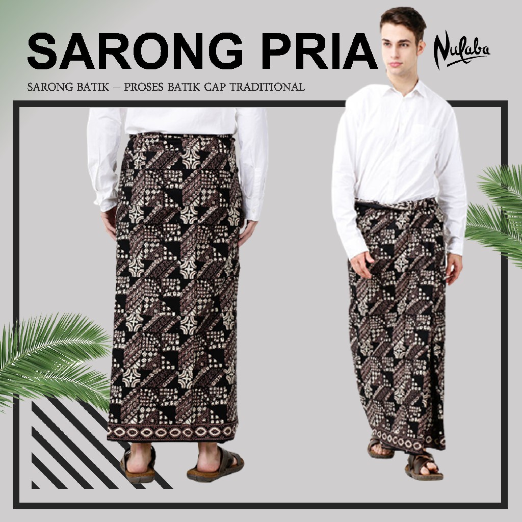 Sarung / Sarong Batik Cap Traditional Premium Ekslusif Batik Nulaba