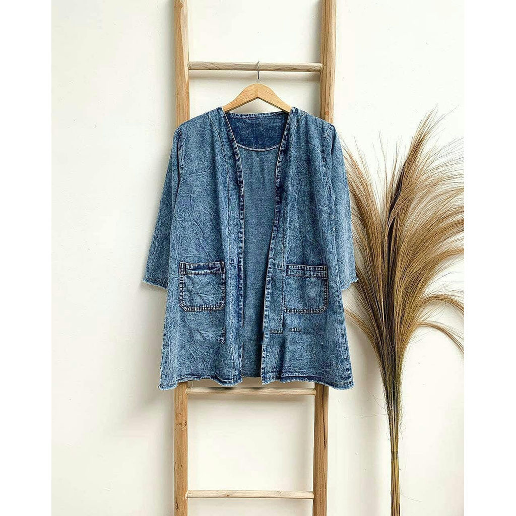 Setelan Outer Wanita / Jeans Outer Wanita - HAVA OUTER JEANS