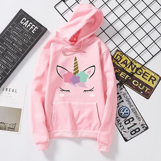 HOODIE UNICORN FACE | HOODIE CUTE | HOODIE PONY COUPLE IBU ANAK