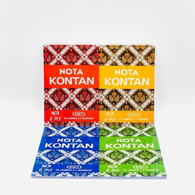 

[ 10 BUKU ] Nota Kontan Kecil Kiky - 1 Ply - 2 Ply - 3 Ply