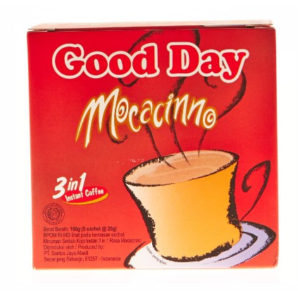 

Kopi Good Day 3in1 Mocacinno 5 X 20g