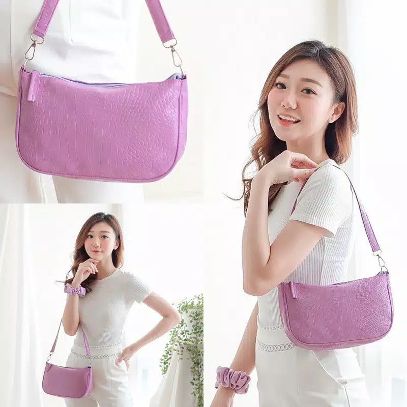 Mildesha Croco Bag Tas Shoulder Wanita Shoulder Bag Soulderbag Tas Selempang Shoulder Bag