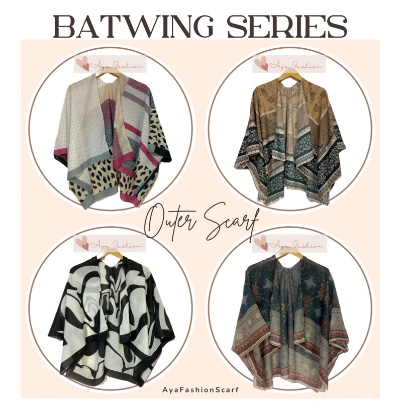 OUTER SCARF MURAH OUTER SCARF MOTIF PREMIUM OUTER HIJAB MOTIF PREMIUM