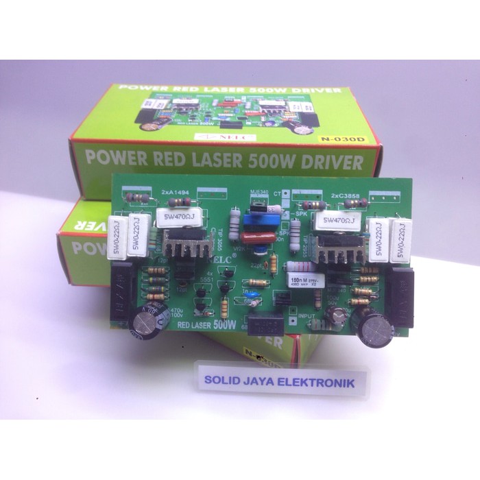 Power Red Laser 500 Watt Mono Driver 500 Watt Nelc