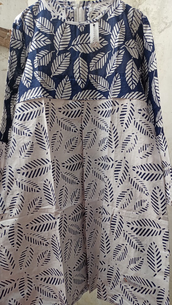 Shanaya Batik Tunik Seling Cap Garutan Navy Batik Asli Solo Atasan Batik Modern S M L Xl Xxl