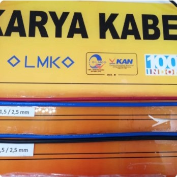 Kabel Listrik Serabut KARYA NYAF 1x1,5 1x1.5 100 meter (100m)