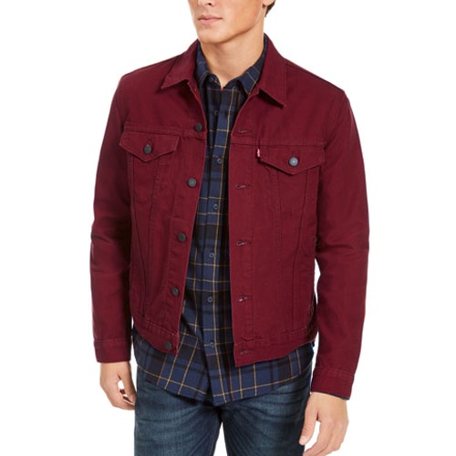 Jaket Jeans pria Polos Hitam Pekat  jaket denim Pria  cowo Model  Kerah laki laki Warna jaket levis 