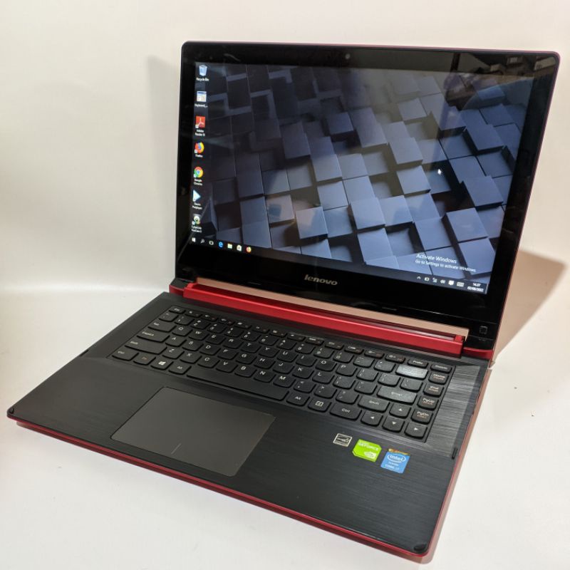 laptop Touchscreen editing/rendering Lenovo flex 14 - core i7 - Dual vga Nvidia GeForce 840m