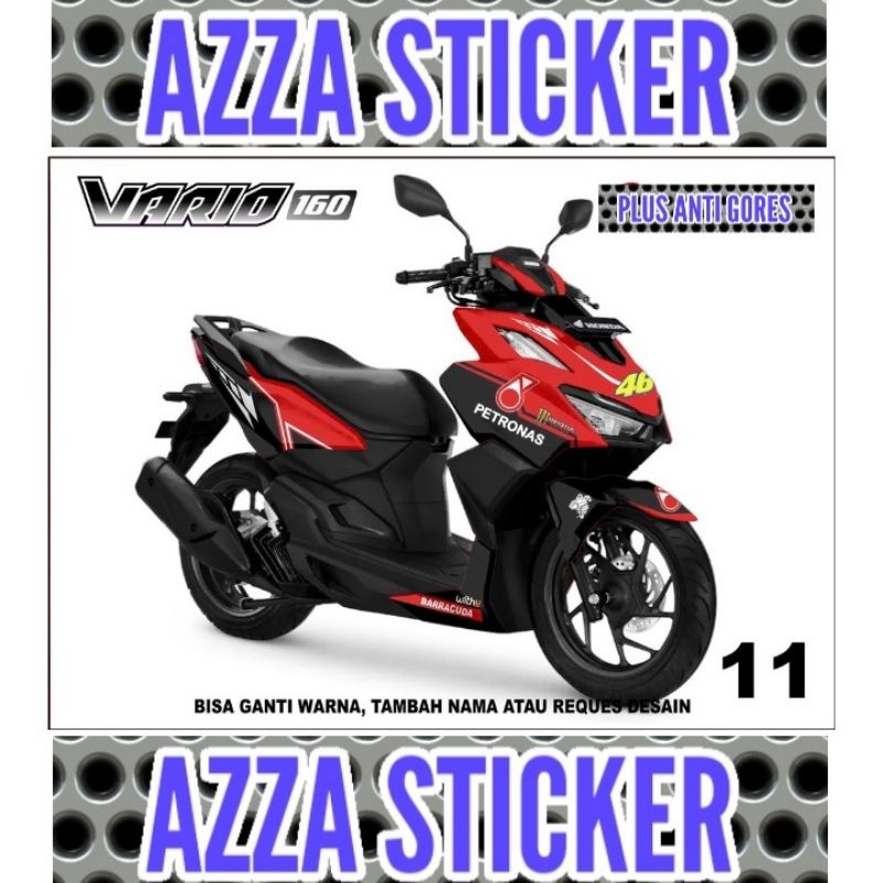 Stiker Dekal Vario 160  Decal Motor Vario 160 Full body Sticker Decal Motor Vario 160 Dekal Motor Va
