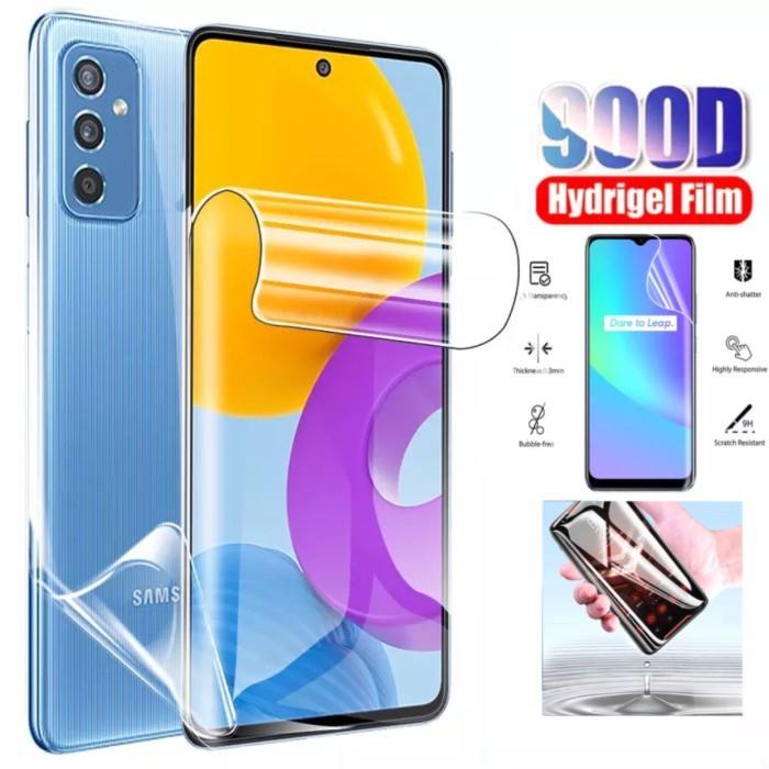 SAMSUNG A13 4G A24 A14 4G A14 5G A23 5G A04S ANTI GORES HYDROGEL CLEAR FULL SET DEPAN DAN BELAKANG LAYAR DAN BODY BACK JELL SCREEN GUARD DAN PELINDUNG BELAKANG ANTI JAMUR SAMSUNG A13 5G