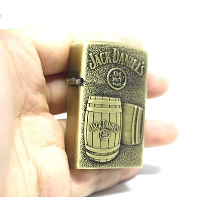 PROMO KOREK API GAS JACK DANIELS JD 3715 MODEL ZIPPO MANCIS LAS LIGHTER