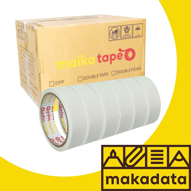 

ISOLASI DOUBLE TAPE MAIKATAPE 24MM (1BOX) MURAH