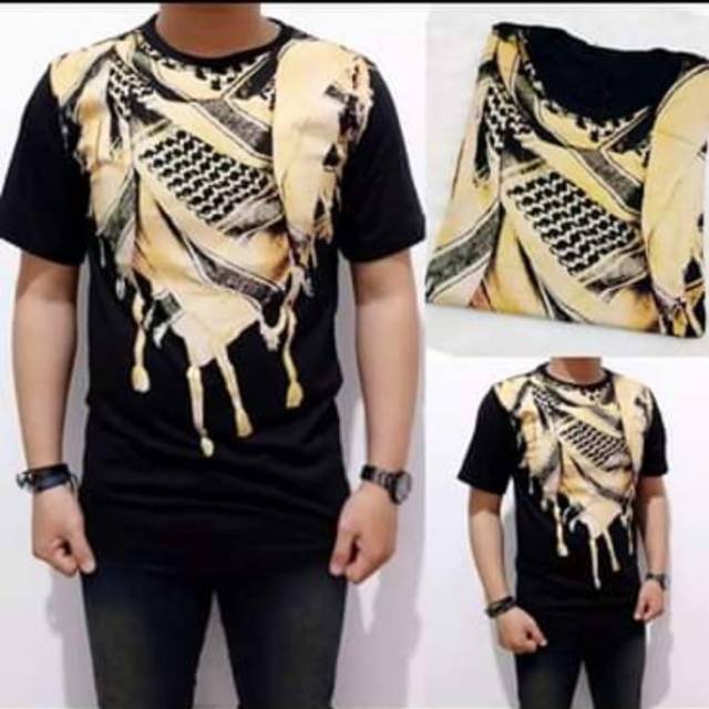 Kaos 3d Pria Lengan Pendek Surban