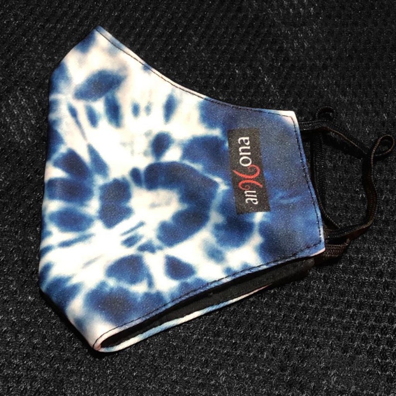 Masker Berkendara Printing Unisex Motif Tie Dye