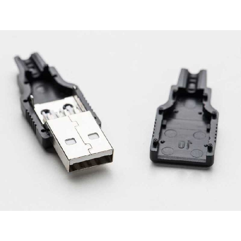 Soket USB kosong tipe jantan USB socket connector male plug