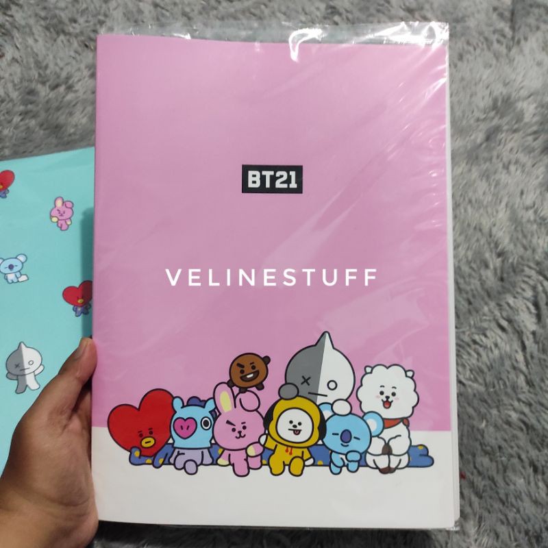 

[Ready Stock] Official BT21 Clear File Kumhong Fancy