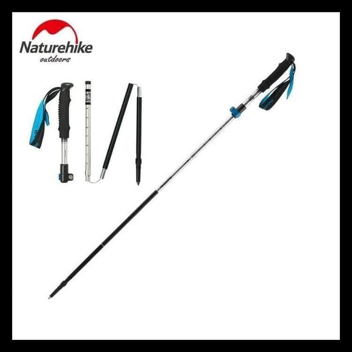 Trekking Pole Lipat Aluminium Anti karat Naturehike ST09 NH17D009-Z