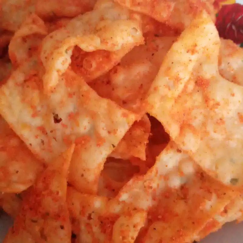 

Kripik Pangsit Balado Pedas