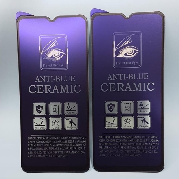 SCREEN PROTECTOR CERAMIC MATTE ANTI BLUE VIVO Y20 Y20i Y12S - FA