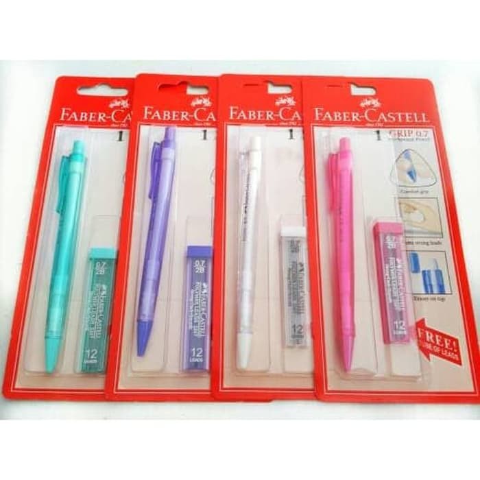

CUCI GUDANG PENSIL MEKANIK FABER CASTELL PLUS REFILL