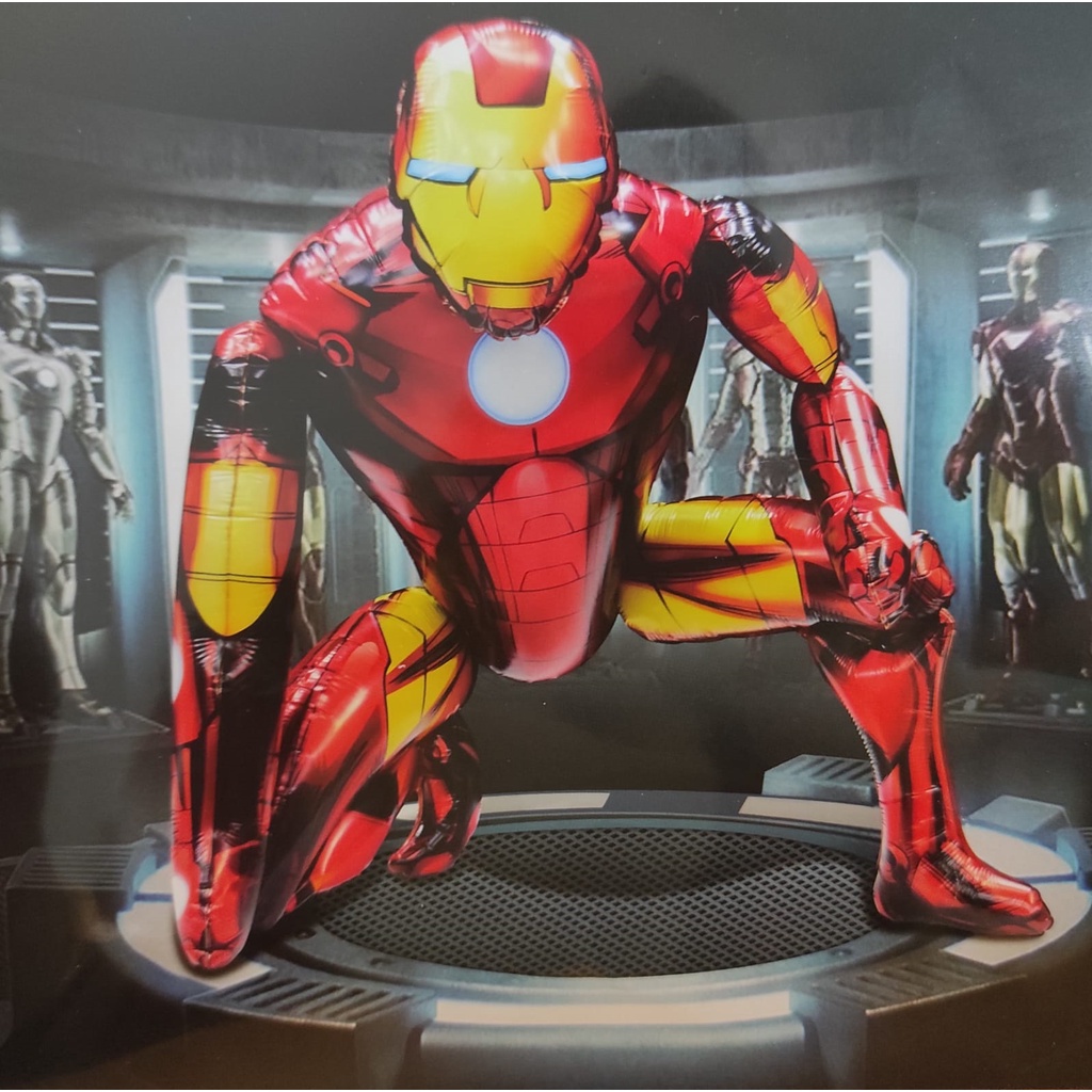 Balon Foil Iron Man 4D 3D Dekorasi Hiasan Jumbo Ulang Tahun Birthday