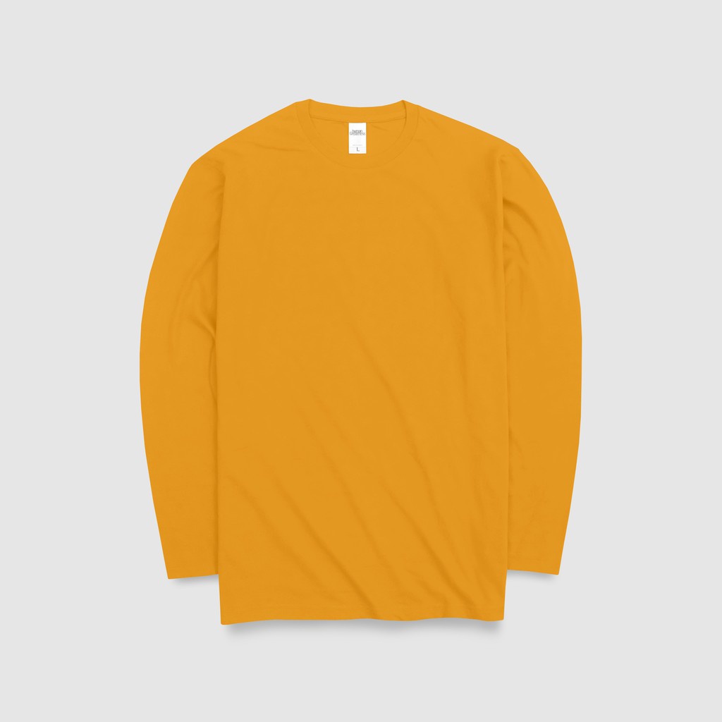 Kaos T-Shirt Lengan Panjang Long Sleeve Buat Pria & Wanita Rotten Yellow Human Greatness Bahan Adem 