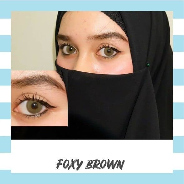 Softlens True Color Foxy DIA 14.40mm NORMAL &amp; MINUS (-3.25 s/d -6.00) / Softlense Soflens TrueColor Foxi Active Moist /BB Lensa Kontak / BS