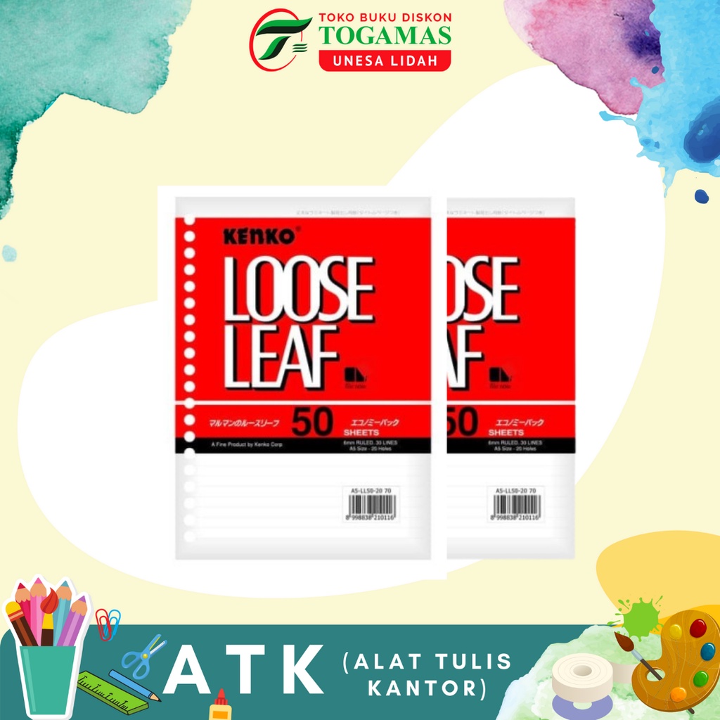 

LOOSE LEAF A5-50 KENKO / READY STOCK