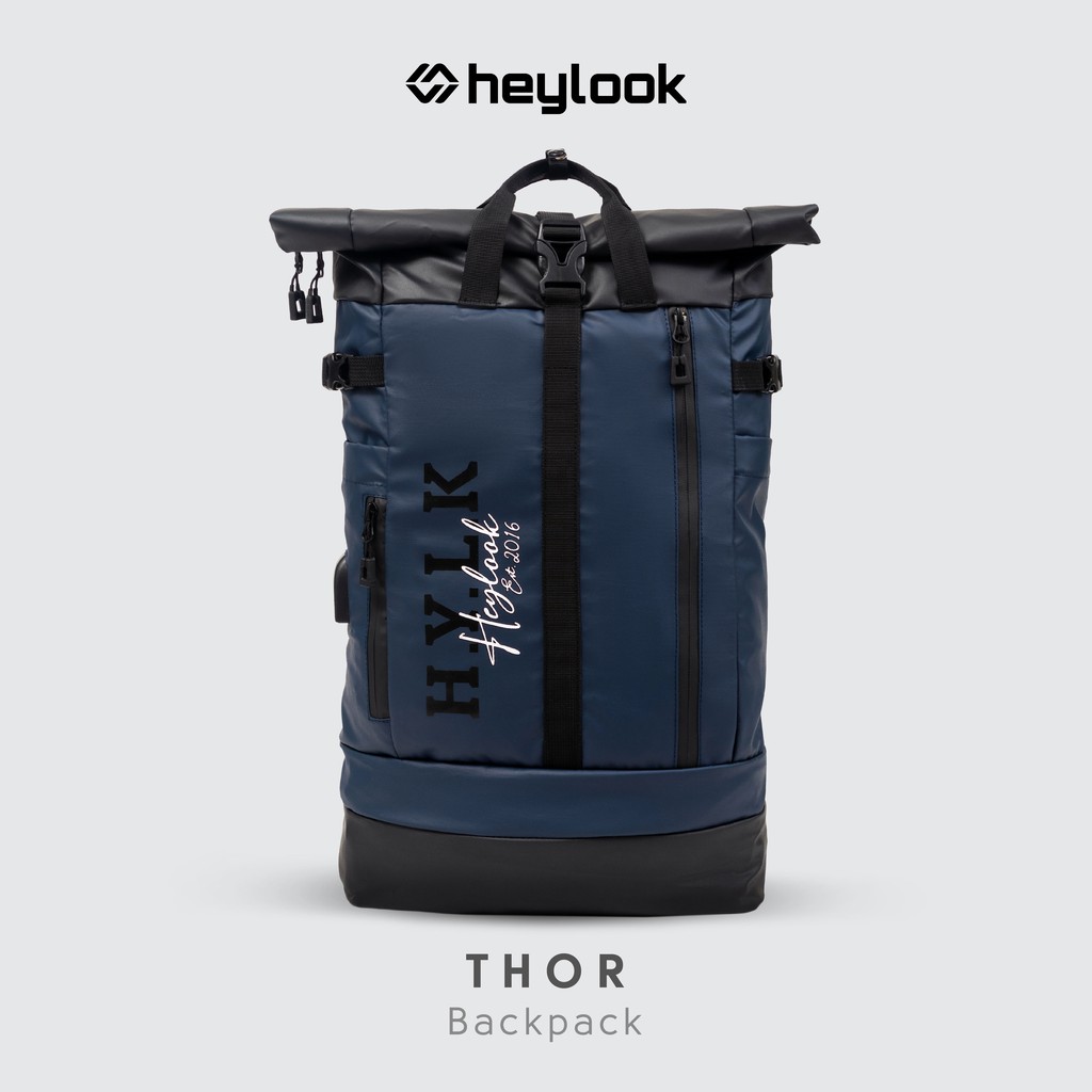 HEYLOOK Project - Tas Ransel Pria Backpack THOR Tas Outdoor Tas Punggung  Waterproof Anti Air Anti Sobek