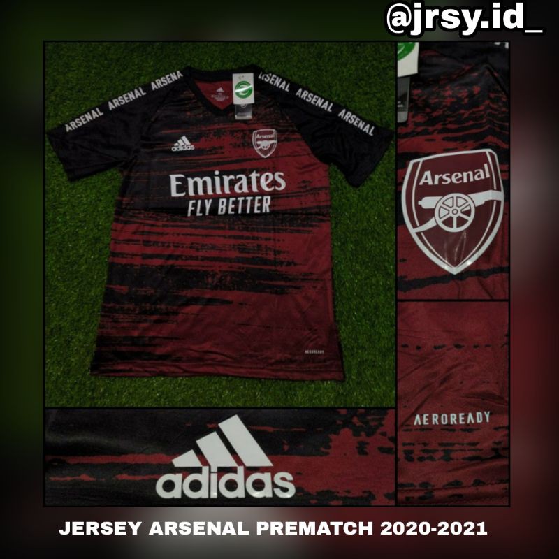 JERSEY BOLA ARSENAL TRAINING PREMATCH 2020-2021