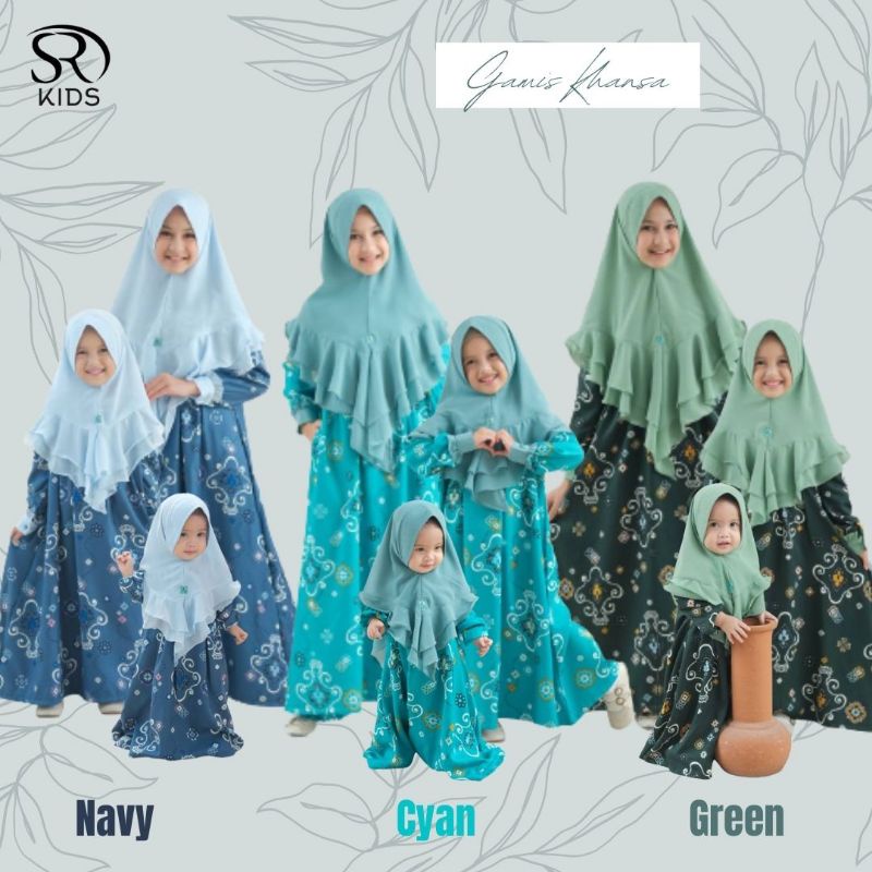Gamis Khansa Baby Kids Juniorby A2KIDS/Gamis anak perempuan