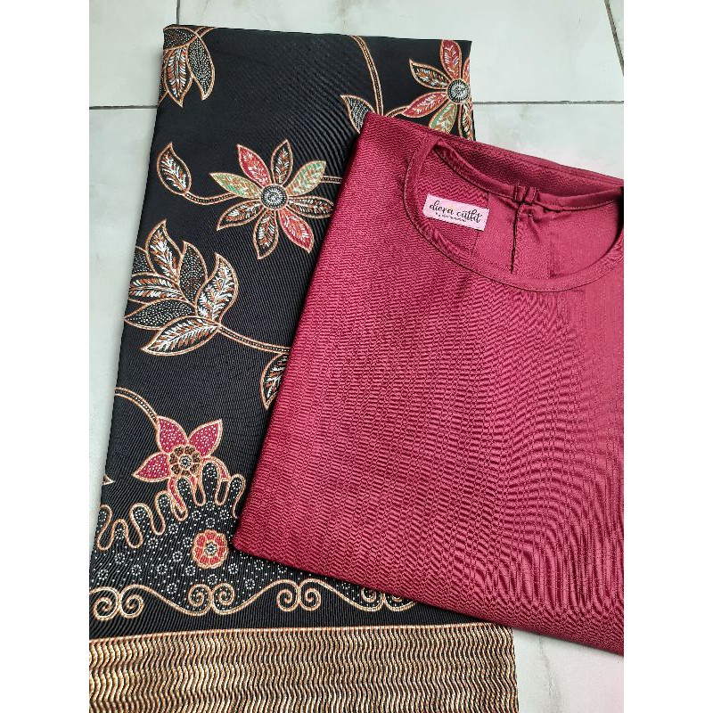 COD ATASAN KEBAYA BATWING JUMBO KEBAYA BATWING SERAGAM KEBAYA LILAC WARDAH MARUN GOLD-MARUN