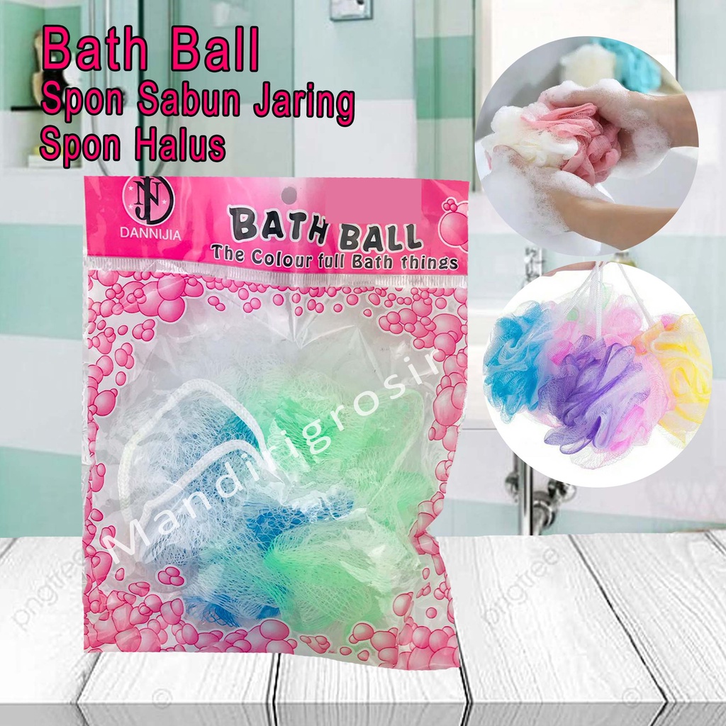 Spons *Bath Ball * Spons Busa Halus * Spons Mandi Jaring