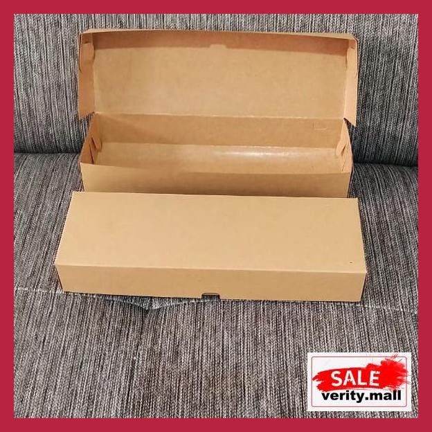 

Tr6Ry64- Kotak Dus Box Kue Brownies Food Grade Paper Laminasi 30X10X4.5Cm @1Pcs Ew5Rt4-