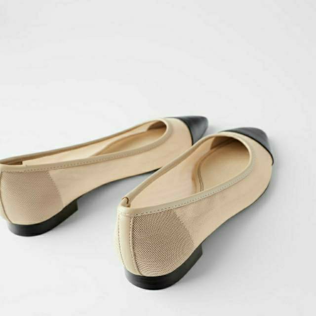 SEPATU ZARA ORIGINAL / SEPATU WANITA ZARA  FLET 1,5CM