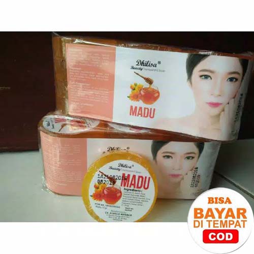 Dhilisa beauty transparent soap madu_sabun madu