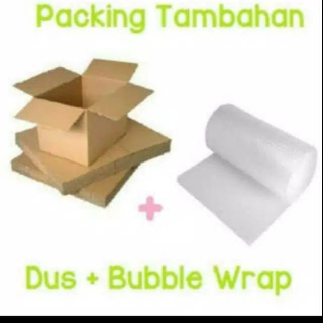 

Bubble wrap dan dos khusus untuk pembelian di toko
