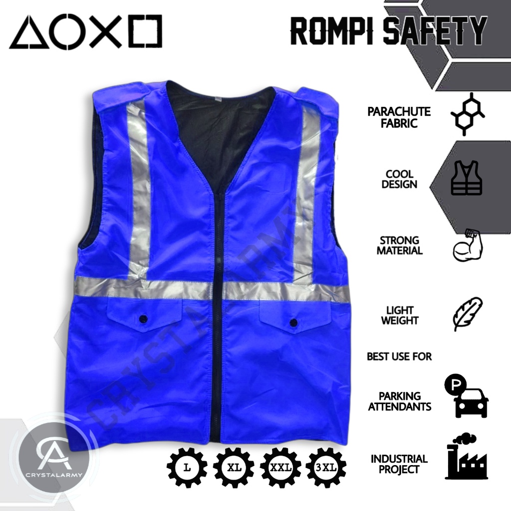 rompi proyek / rompi parkir / rompi safety