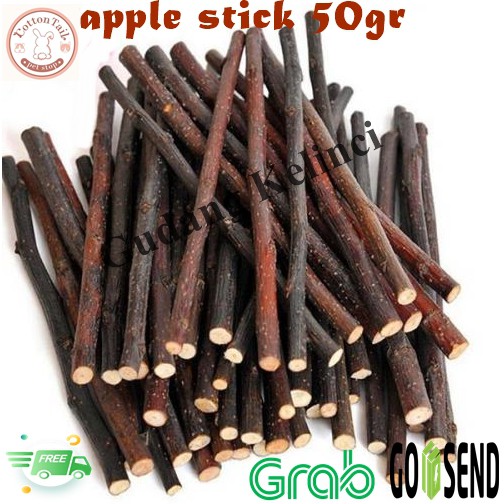 Mainan Gigit Apple Stik Kayu Untuk Hamster Kelinci Guinea Pig 50gr
