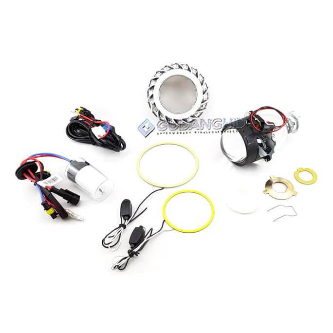 Terbaru Lampu Projector Motor HID Projie Nanas AE LED Vision Vahid AES 8 X1C murah berkualitas