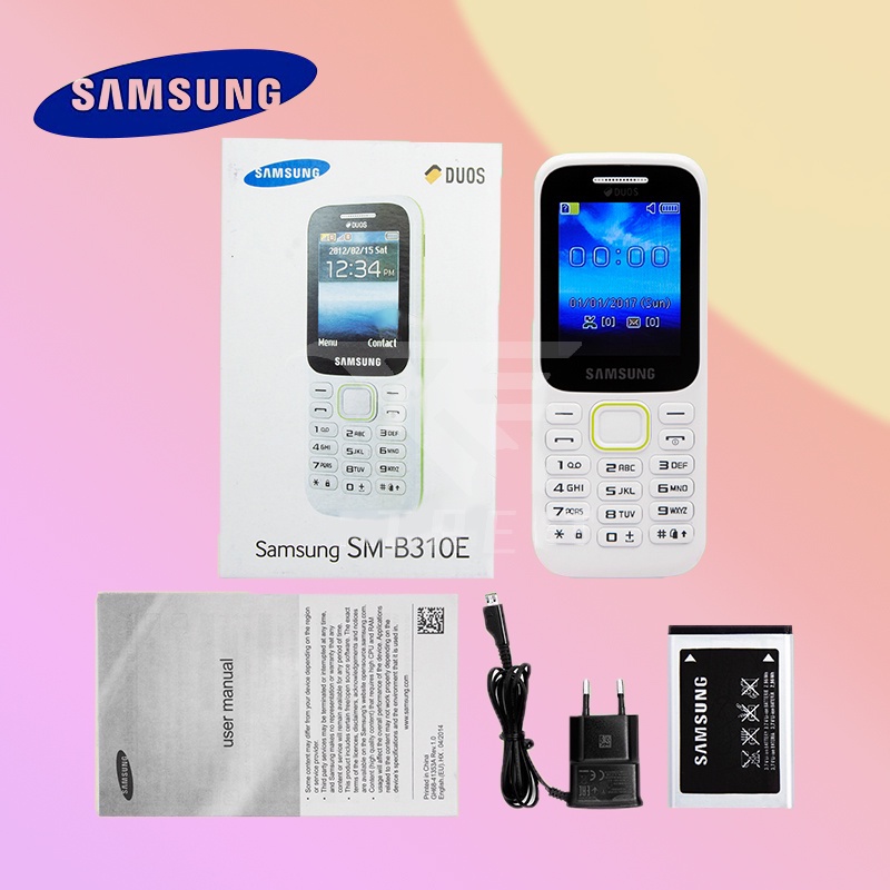 TRE HP Samsung B310 murah dual-SIM ponsel Samsung tombol besar