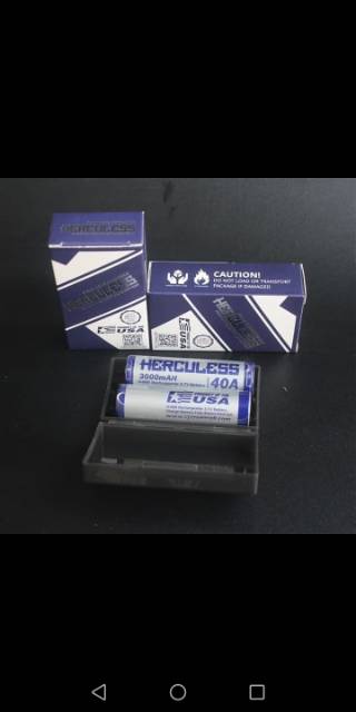 BATERAIVAPE  HERCULES 3000MAH 40A BATERAIHERCULES 18650