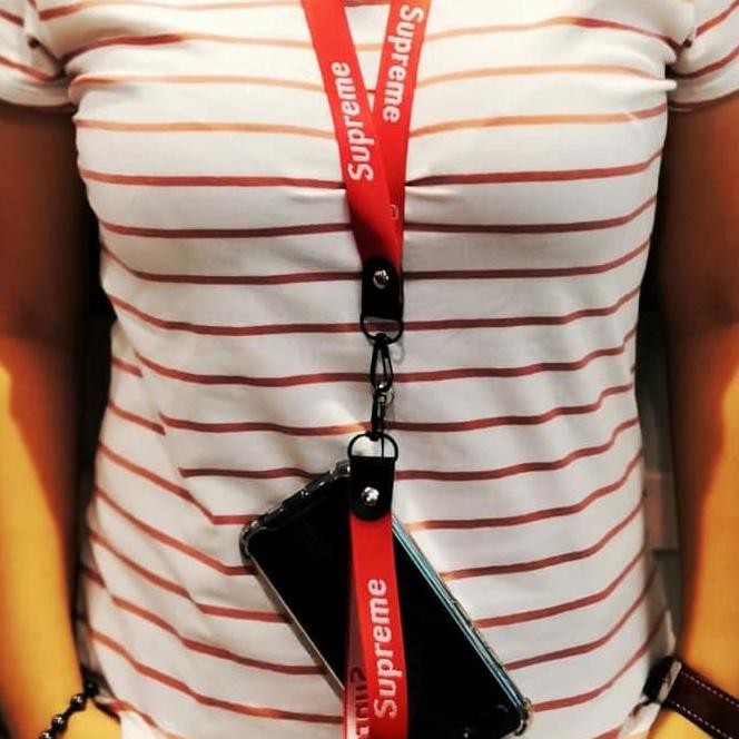 D41X Tali Name Tag/ Lanyard Id Card/ Kalung Hp/ Phone Strap - Gucci 9259