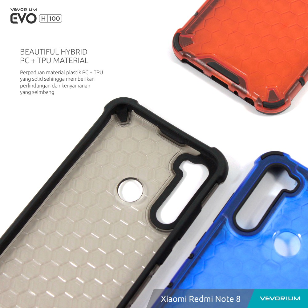 VEVORIUM EVO H100 Xiaomi Redmi Note 8 Hybrid Hard Case Hardcase